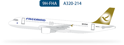 Freebird Airlines Europe Fleet
