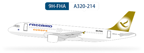 Freebird Airlines Europe Fleet
