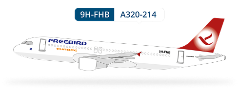 Freebird Airlines Europe Fleet