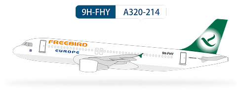 Freebird Airlines Europe Fleet